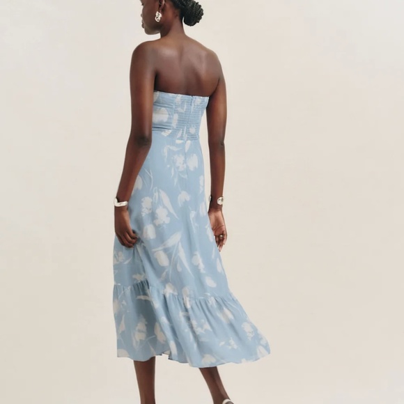 Reformation Arta Strapless Dress, size 6 - Picture 2 of 9